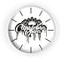 Capricorn Queen Wall clock